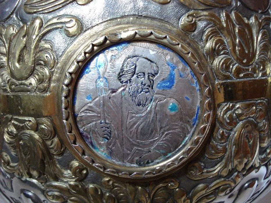 croix de procession, détail