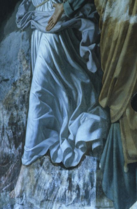 tableau : Saint Pierre délivré de sa prison par un ange, détail