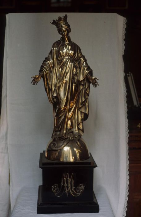 statue (statuette) : Immaculée Conception (l') - © Ministère de la Culture (France), Conservation des antiquités et des objets d’art d’Ille-et-Vilaine - Tous droits réservés