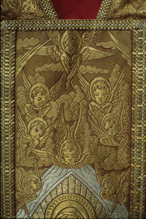 Chasuble (ornement doré), détail