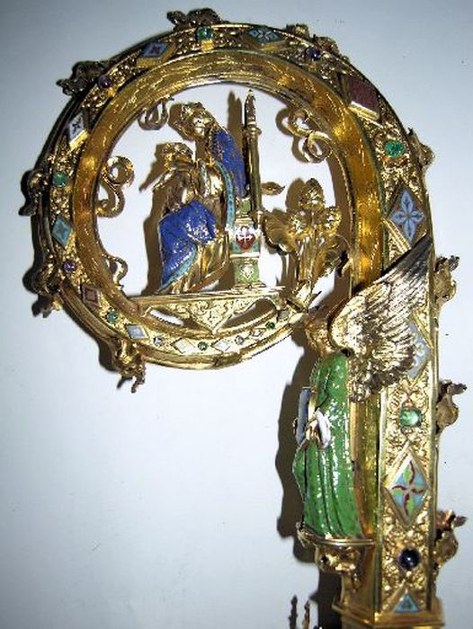 crosse pastorale de monseigneur Brossais-Saint-Marc, détail