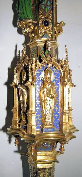 crosse pastorale de monseigneur Brossais-Saint-Marc, détail