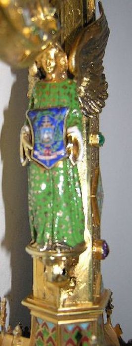 crosse pastorale de monseigneur Brossais-Saint-Marc, détail