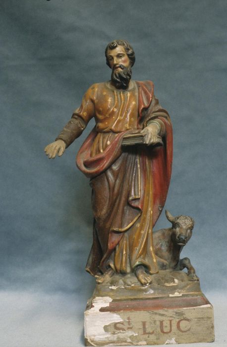 statue (figurine) : Evangéliste, saint Luc