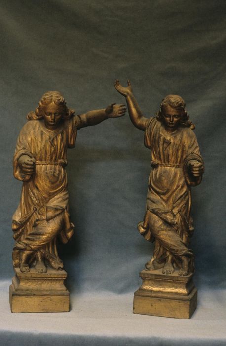 statues (statuettes) : Anges - © Ministère de la Culture (France), Conservation des antiquités et des objets d'art d'Ille-et-Vilaine, tous droits réservés