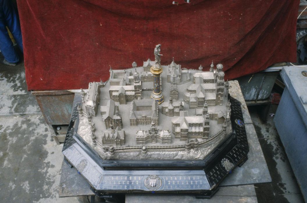 maquette de la ville de Rennes, voeux à Notre Dame de Bonne Nouvelle