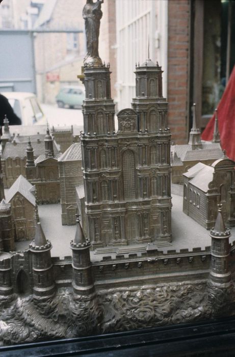 maquette de la ville de Rennes, voeux à Notre Dame de Bonne Nouvelle, détail