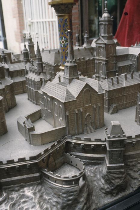 maquette de la ville de Rennes, voeux à Notre Dame de Bonne Nouvelle, détail