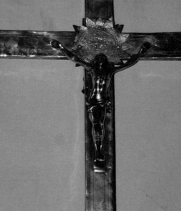 croix de procession,vue partielle - © Ministère de la Culture (France), Conservation des antiquités et des objets d'art d'Ille-et-Vilaine, tous droits réservés