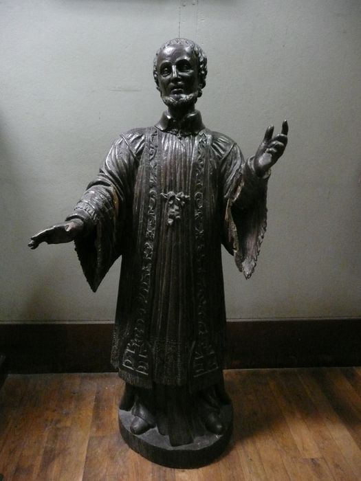 statue : Saint Ignace - © Ministère de la Culture (France), Conservation des antiquités et des objets d'art d'Ille-et-Vilaine, tous droits réservés