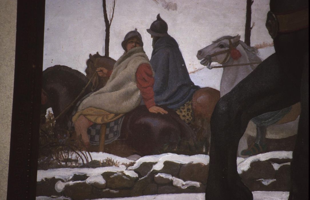 tableau : Saint Martin, détail - © Ministère de la Culture (France), Conservation des antiquités et des objets d'art d'Ille-et-Vilaine, tous droits réservés