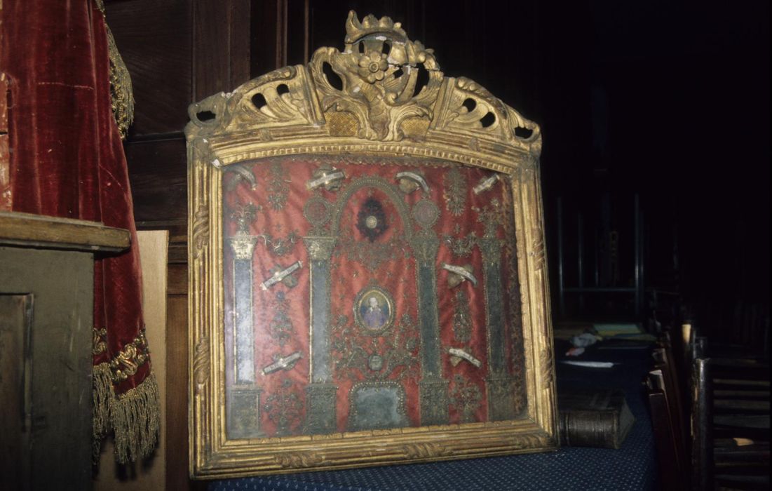 Tableau-reliquaire : Saint François de Sales - © Ministère de la Culture (France), Conservation des antiquités et des objets d’art d’Ille-et-Vilaine - Tous droits réservés