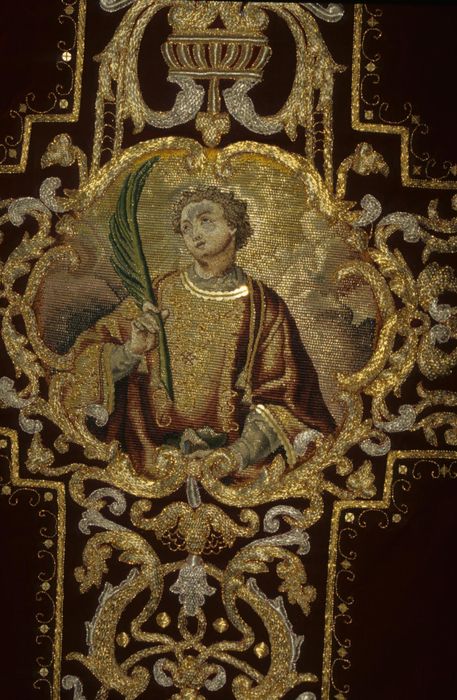 chasuble, détail - © Ministère de la Culture (France), Conservation des antiquités et des objets d’art d’Ille-et-Vilaine - Tous droits réservés