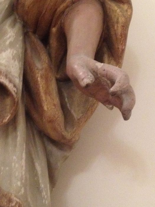 statue : Sainte Anne, détail - © Ministère de la Culture (France), Conservation des antiquités et des objets d'art d'Ille-et-Vilaine, tous droits réservés