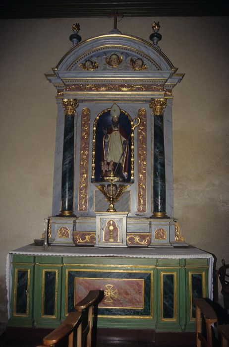 retable, statue : Saint Nicolas