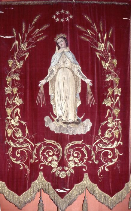 bannière de procession - © Ministère de la Culture (France), Conservation des antiquités et des objets d'art d'Ille-et-Vilaine, tous droits réservés