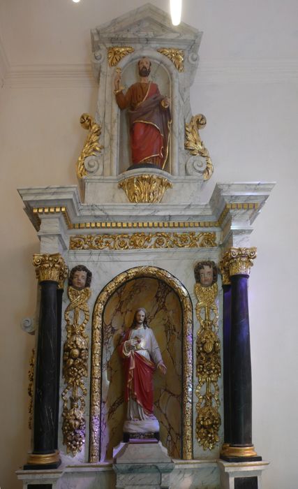 retable latéral, vue partielle