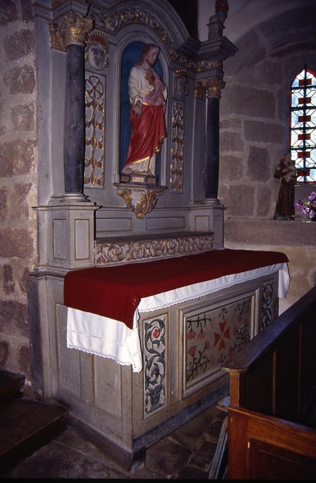 retable latéral du Sacré Coeur