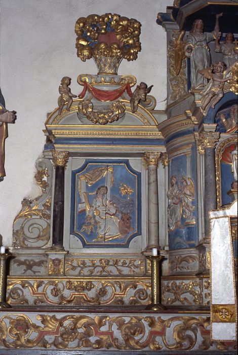 retable, détail