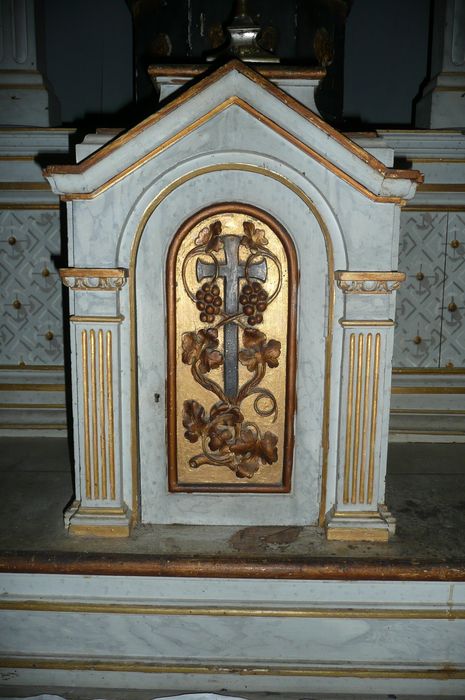 retable, détail du tabernacle