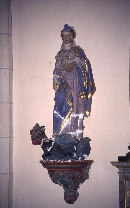 statue : sainte Marguerite