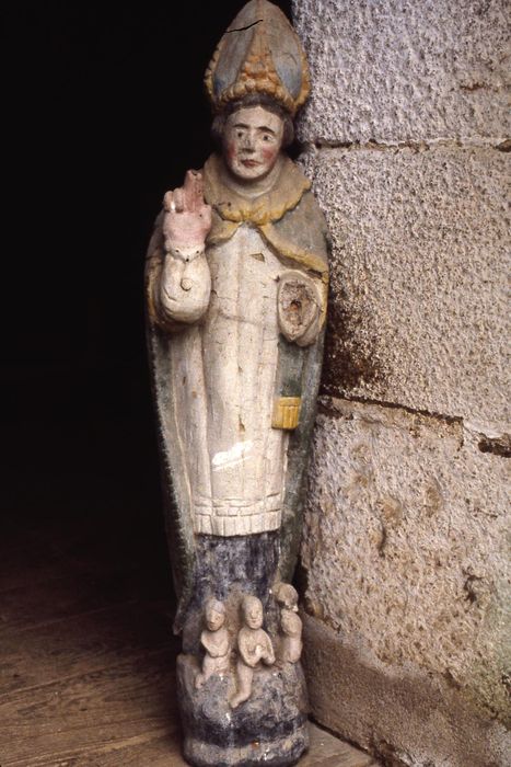 statue : Saint Nicolas - © Ministère de la Culture (France), Conservation des antiquités et des objets d'art d'Ille-et-Vilaine, tous droits réservés