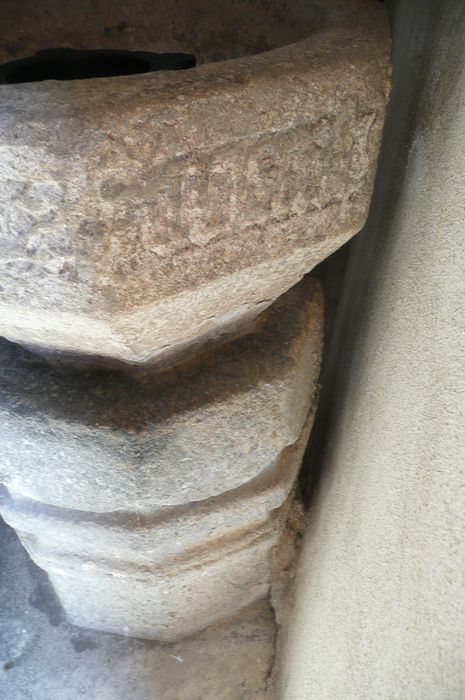 bénitier, vue partielle
