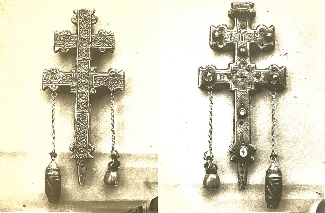 croix reliquaire (faces A et B)