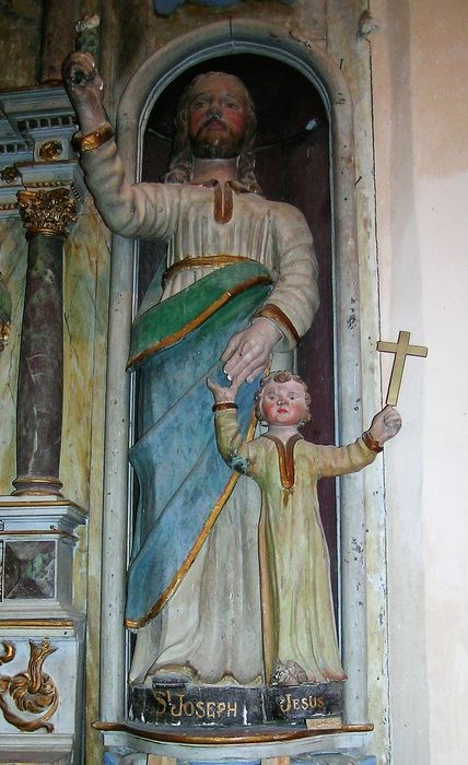 statue : Saint Joseph et l'Enfant Jésus