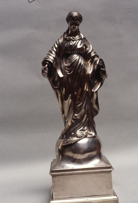 statue (statuette) : Immaculée Conception - © Ministère de la Culture (France), Conservation des antiquités et des objets d'art d'Ille-et-Vilaine, tous droits réservés