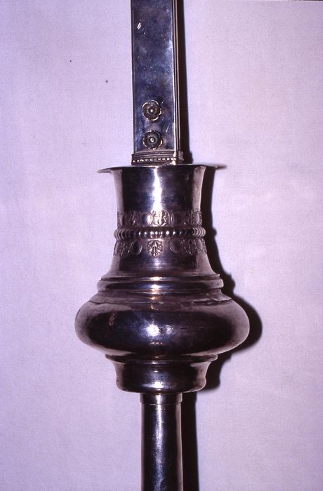 croix de procession, détail