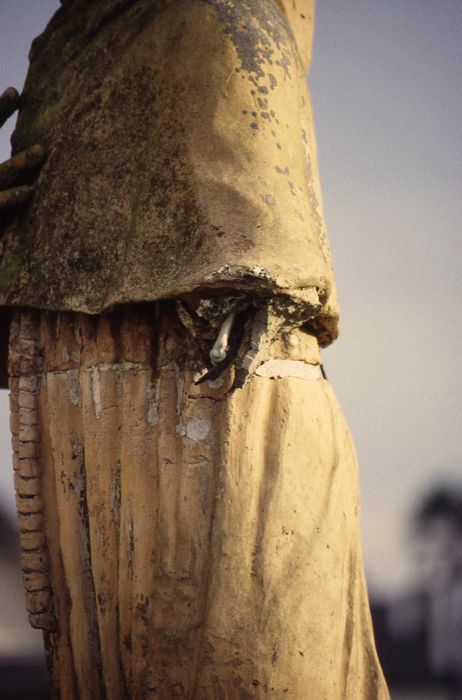statue : Prédicateur, profil gauche, détail - © Ministère de la Culture (France), Conservation des antiquités et des objets d'art d'Ille-et-Vilaine, tous droits réservés