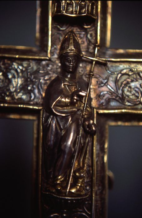 croix de procession, détail