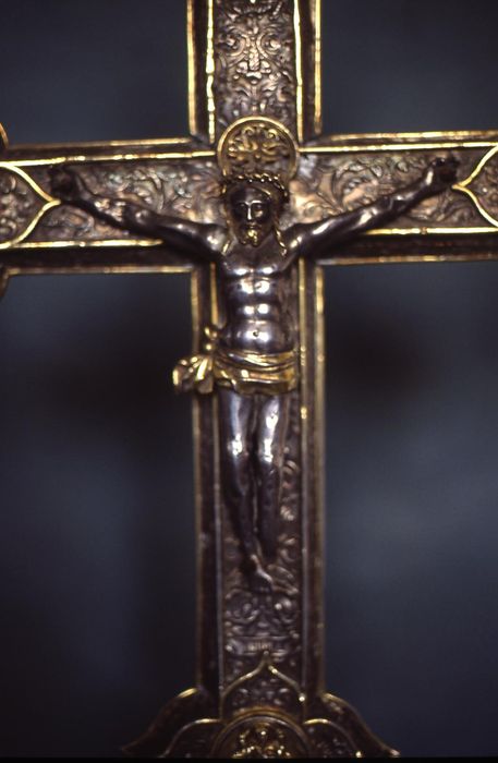 croix de procession, détail