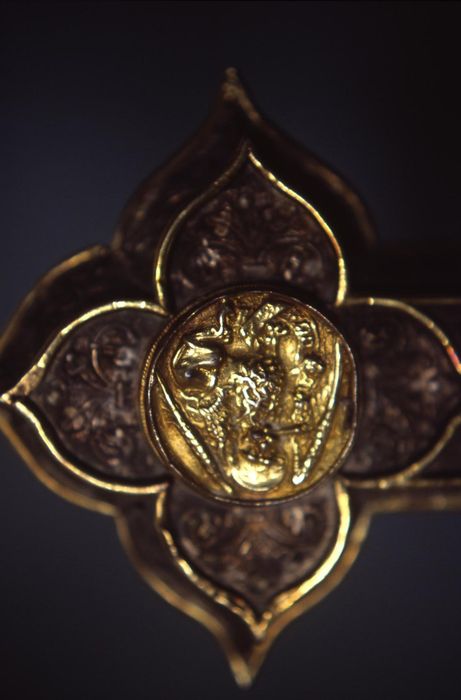 croix de procession, détail
