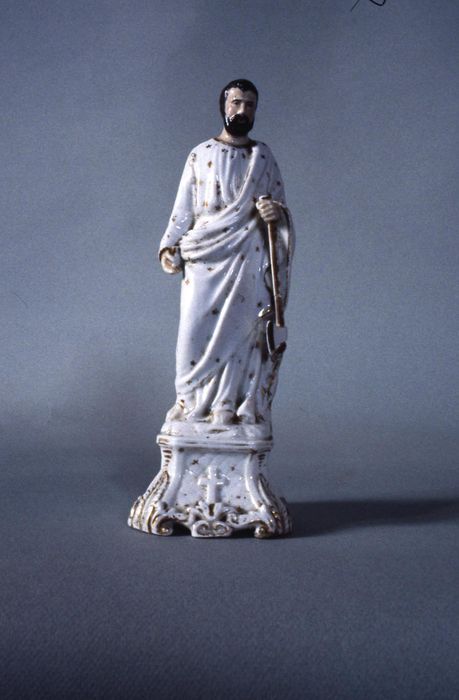 statue (statuette) : Apôtre - © Ministère de la Culture (France), Conservation des antiquités et des objets d'art d'Ille-et-Vilaine, tous droits réservés