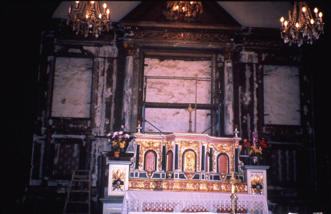 maître-autel, retable - © Ministère de la Culture (France), Conservation des antiquités et des objets d'art d'Ille-et-Vilaine, tous droits réservés