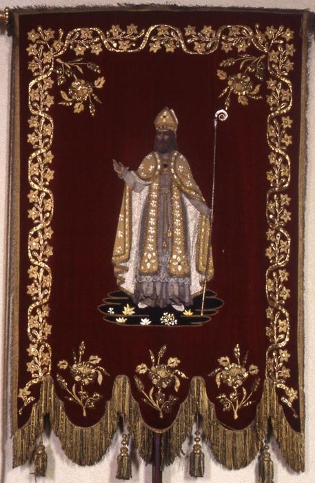 bannière de procession : Saint Martin - © Ministère de la Culture (France), Conservation des antiquités et des objets d'art d'Ille-et-Vilaine, tous droits réservés