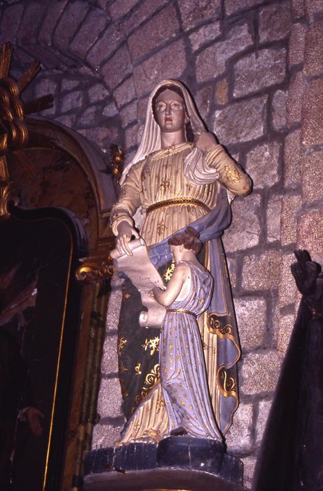 groupe sculpté : Sainte Anne et la Vierge