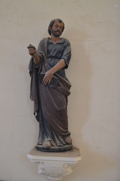 statue : Saint Pierre - © Ministère de la Culture (France), Conservation des antiquités et des objets d’art d’Ille-et-Vilaine - Tous droits réservés