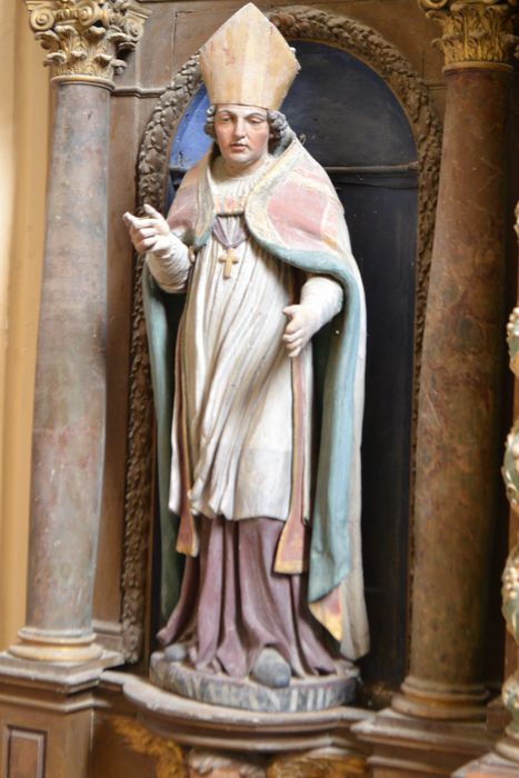 statue : Saint Amaranthe - © Ministère de la Culture (France), Conservation des antiquités et des objets d’art d’Ille-et-Vilaine - Tous droits réservés