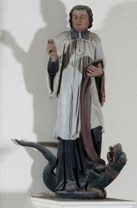 statue : Saint Armel - © Ministère de la Culture (France), Conservation des antiquités et des objets d'art d'Ille-et-Vilaine, tous droits réservés