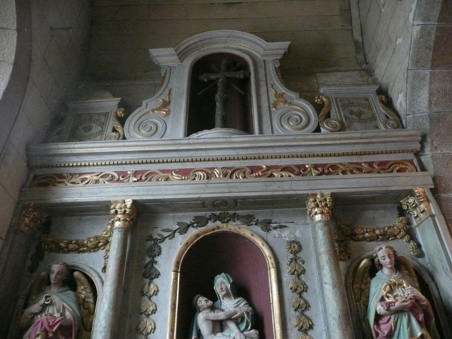 Autel de la Passion, retable, tabernacle et niche