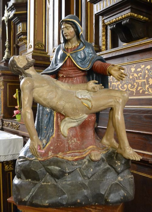 groupe sculpté : Vierge de Pitié