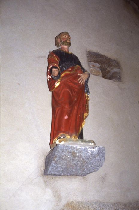 statue : Saint Pierre - © Ministère de la Culture (France), Conservation des antiquités et des objets d’art d’Ille-et-Vilaine - Tous droits réservés