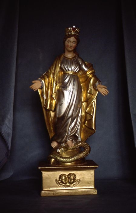 statue : Immaculée Conception (l') - © Ministère de la Culture (France), Conservation des antiquités et des objets d'art d'Ille-et-Vilaine, tous droits réservés