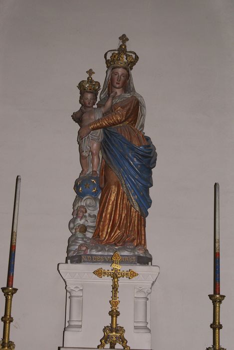 statue : Vierge à l'Enfant dite Notre-Dame des Grâces - © Ministère de la Culture (France), Conservation des antiquités et des objets d'art d'Ille-et-Vilaine, tous droits réservés