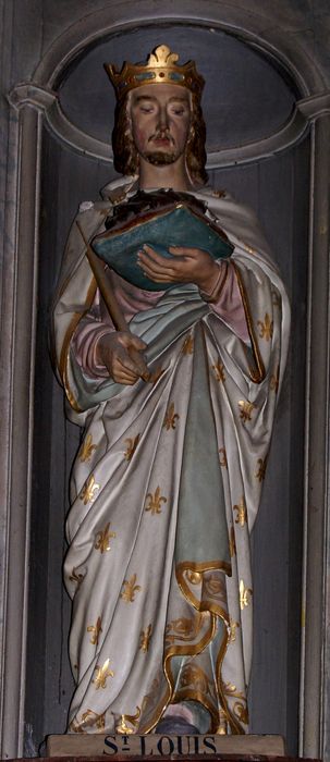 statue : Saint Louis - © Ministère de la Culture (France), Conservation des antiquités et des objets d’art d’Ille-et-Vilaine - Tous droits réservés