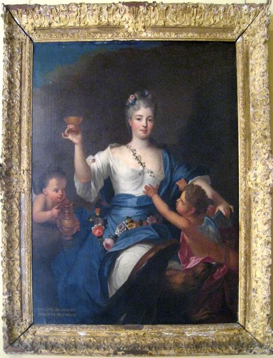 tableau, cadre : Pauline de Grignan marquise de Simiane - © Ministère de la Culture (France), Conservation des antiquités et des objets d'art d'Ille-et-Vilaine, tous droits réservés