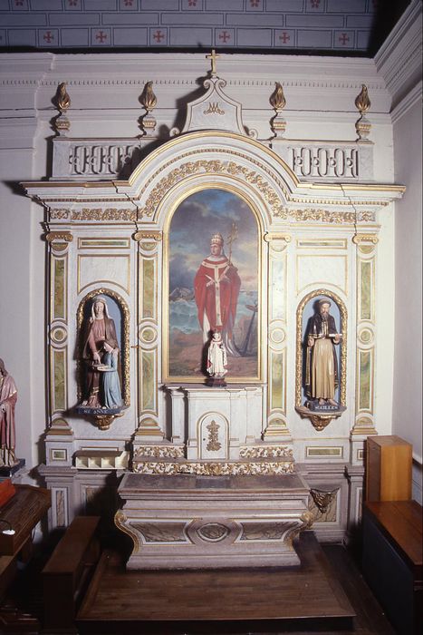 retable de l'autel de Saint-Clément - © Ministère de la Culture (France), Conservation des antiquités et des objets d'art d'Ille-et-Vilaine, tous droits réservés